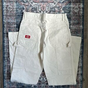 Dickies beige cream white jeans carpenter style 30x30